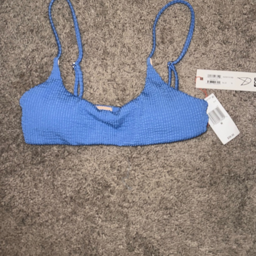 Blue Bikini Top Textured - Picture 3 of 6